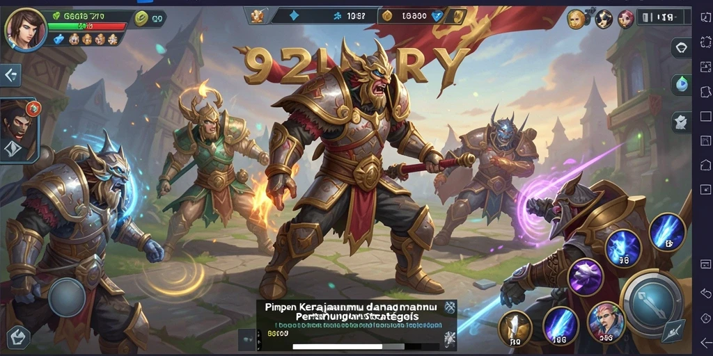 Tangkapan layar dari gameplay epik di dalam 92GLORY.
