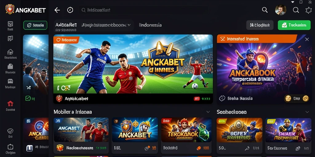 Tampilan menarik dari aplikasi ANGKABET saat melakukan taruhan olahraga.