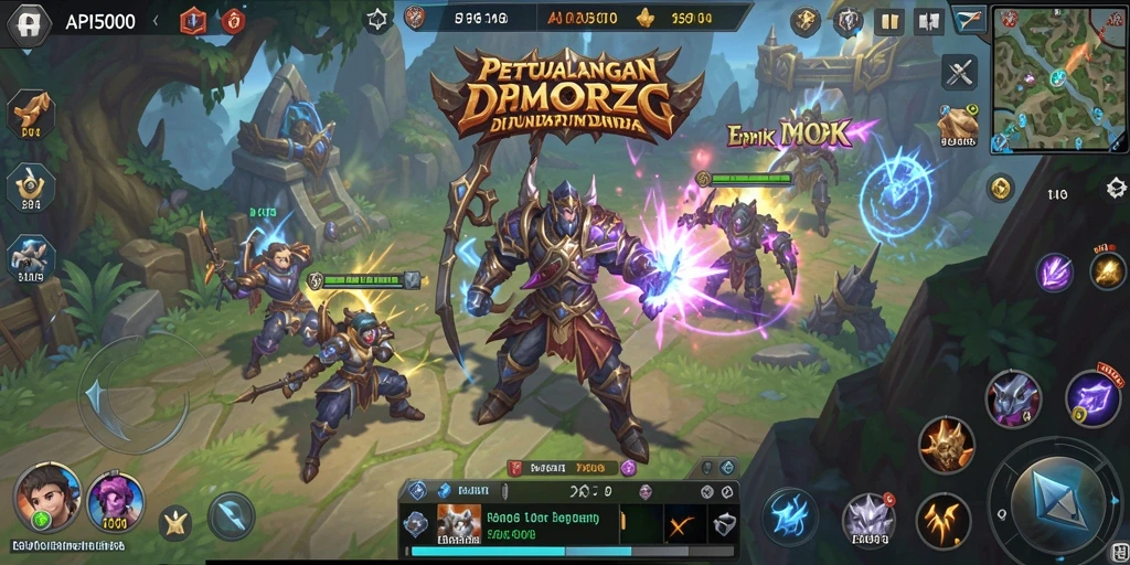 Tampilan menakjubkan dari gameplay di dunia <strong>API5000</strong>
