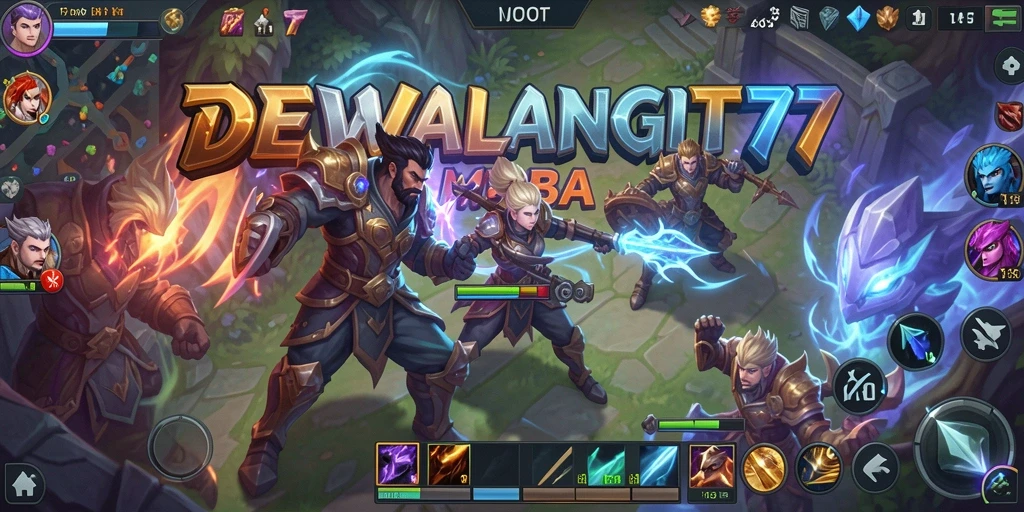 Gameplay seru DEWALANGIT77 dengan karakter yang beragam.