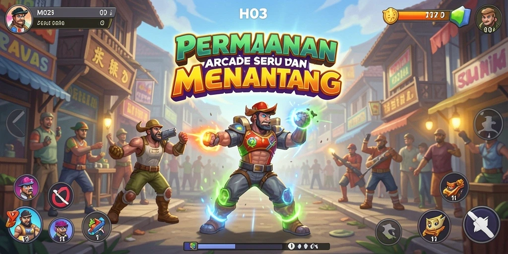 Tampilan gameplay H03 yang menarik dan seru.