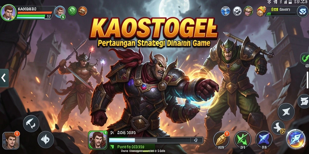 Tampilan seru dalam pertempuran strategi KAOSTOGEL.