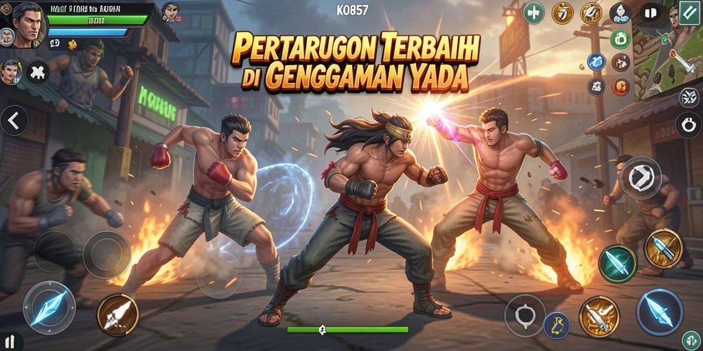 Gameplay seru dan mendebarkan dalam KO857.