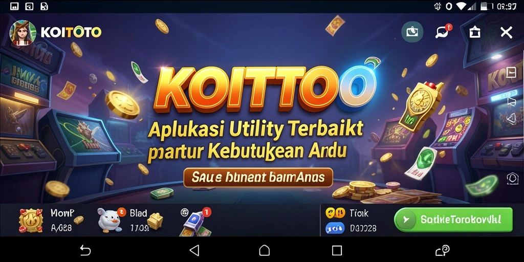 Screenshot utama KOITOTO menampilkan antarmuka user-friendly untuk pengelolaan utility.