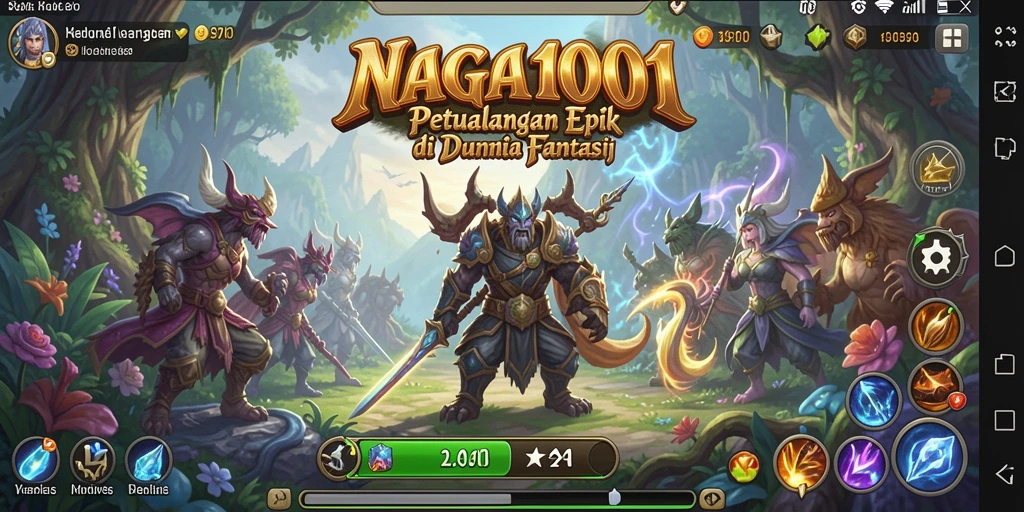 Screenshot NAGA1001 menampilkan aksi seru dalam gameplay petualangan.