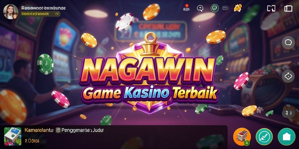 Tampilan menakjubkan dari gameplay Kasino NAGAWIN.
