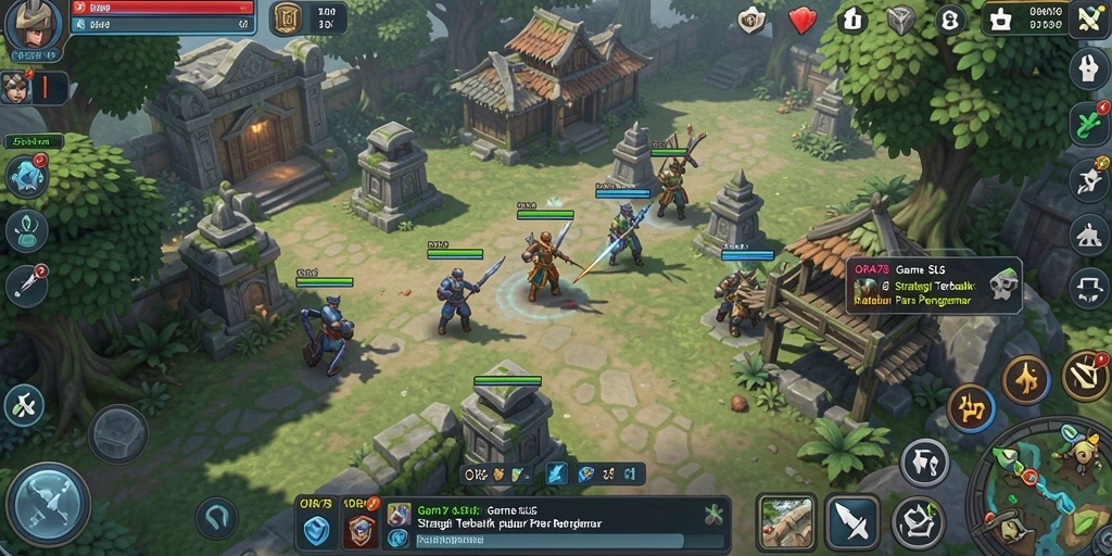 Screenshot gameplay ORA78 yang penuh aksi strategis.
