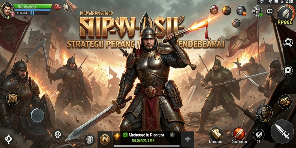 Tampilan gameplay menarik dari RP886 dalam strategi pertempuran.