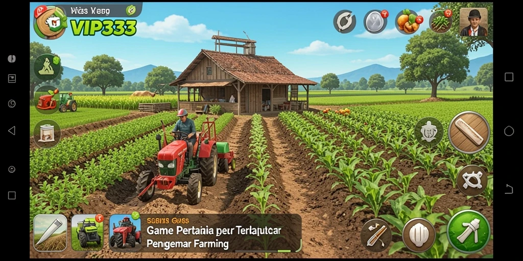 Tampilan gameplay dari <strong>VIP333</strong> yang menarik saat bertani.