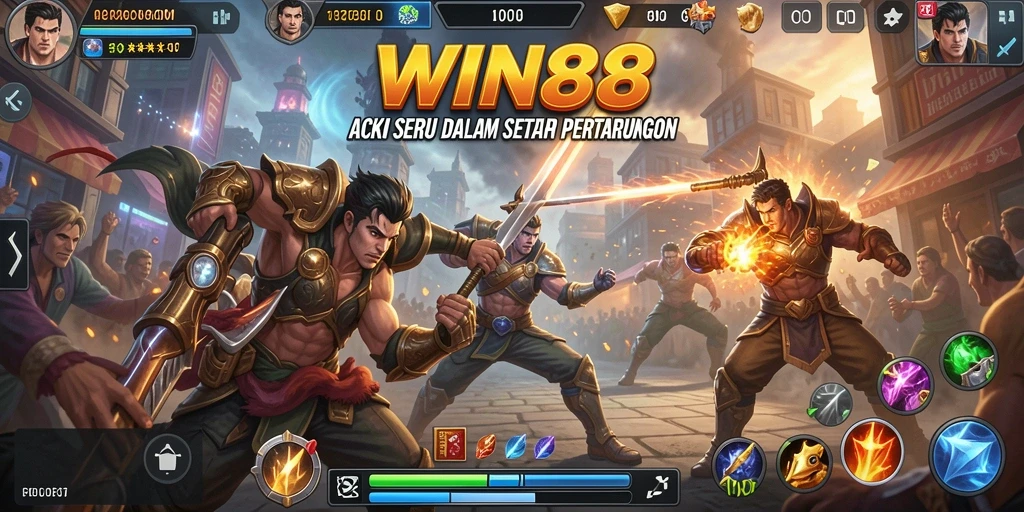 Tampilan gameplay WIN88 yang intens dan mendebarkan.